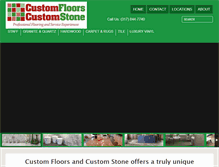 Tablet Screenshot of customfloors.com